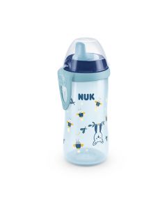 Copo Antivazamento Kiddy Cup NUK Brilha no Escuro 300ml - Azul