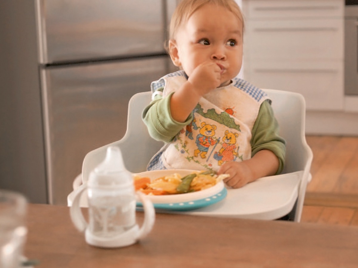 Passos para o bebê comer