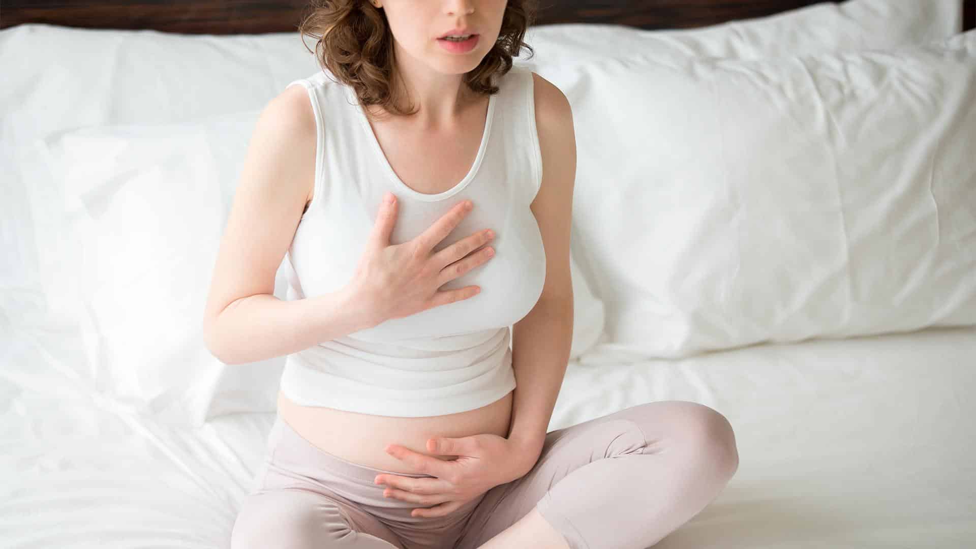 A falta de ar no início da gravidez é comum a várias gestantes
